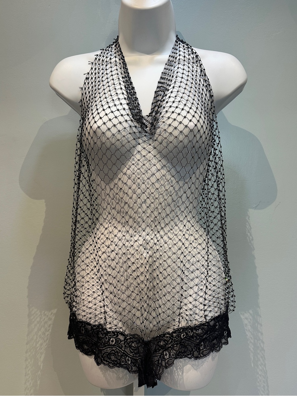 Yandy Fishnet Jewel Lingerie Large/XLarge